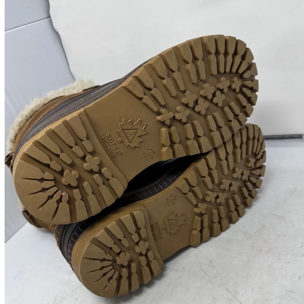 🔥Vintage‎ SOREL🤑Brown Suede Winter Pac Boots Made in USA Size 9 Steel Shank
